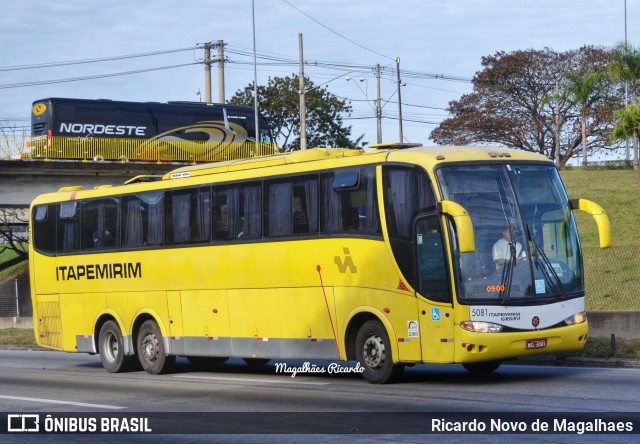 Viação Itapemirim 5081 na cidade de São José dos Campos, São Paulo, Brasil, por Ricardo Novo de Magalhaes. ID da foto: 7305735.