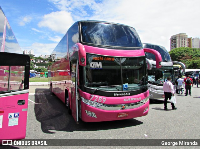 Viação Garcia 7289 na cidade de São Paulo, São Paulo, Brasil, por George Miranda. ID da foto: 7305596.