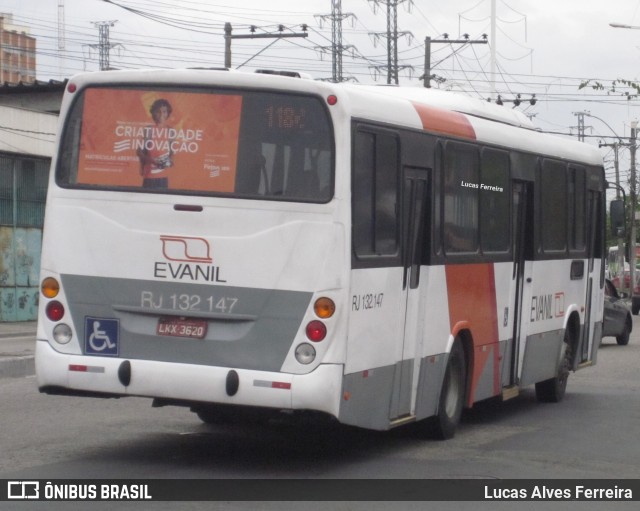 Evanil Transportes e Turismo RJ 132.147 na cidade de Nova Iguaçu, Rio de Janeiro, Brasil, por Lucas Alves Ferreira. ID da foto: 7306523.