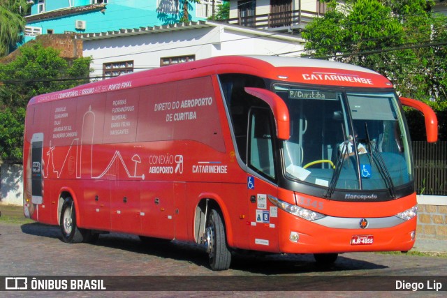 Auto Viação Catarinense 3345 na cidade de Joinville, Santa Catarina, Brasil, por Diego Lip. Número da foto: #7306878.