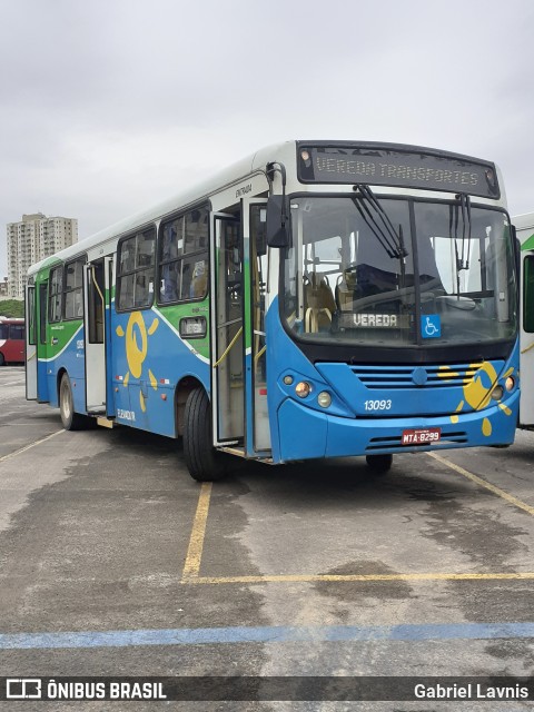 Vereda Transporte Ltda. 13093 na cidade de Vila Velha, Espírito Santo, Brasil, por Gabriel Lavnis. ID da foto: 7305434.