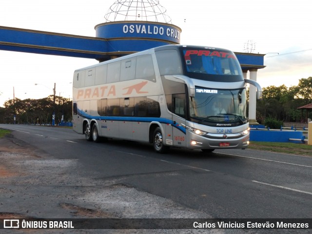 Expresso de Prata 161160 na cidade de Osvaldo Cruz, São Paulo, Brasil, por Carlos Vinicius Estevão Menezes. ID da foto: 7307513.