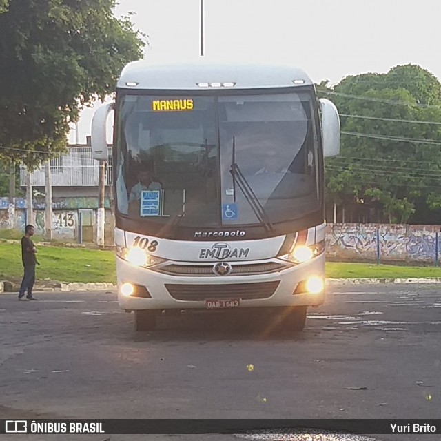 EMTRAM - Empresa de Transportes Manacapuru 108 na cidade de Manaus, Amazonas, Brasil, por Yuri Brito. Número da foto: #7305344.