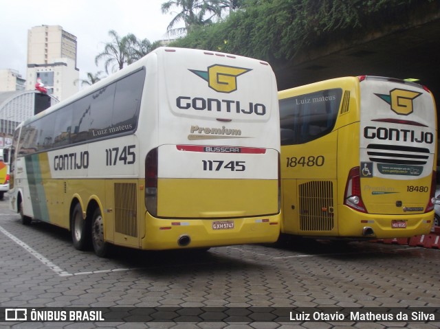 Empresa Gontijo de Transportes 11745 na cidade de Belo Horizonte, Minas Gerais, Brasil, por Luiz Otavio Matheus da Silva. ID da foto: 7306490.