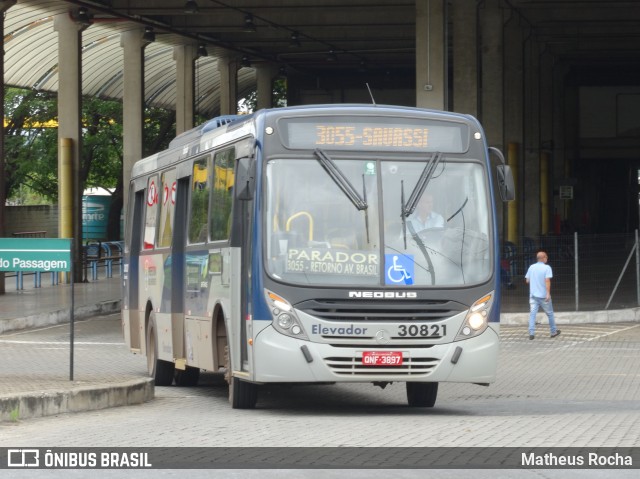 Bettania Ônibus 30821 na cidade de Belo Horizonte, Minas Gerais, Brasil, por Matheus Rocha. ID da foto: 7307693.