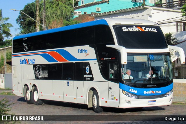 VUSC - Viação União Santa Cruz 4260 na cidade de Joinville, Santa Catarina, Brasil, por Diego Lip. Número da foto: #7305493.