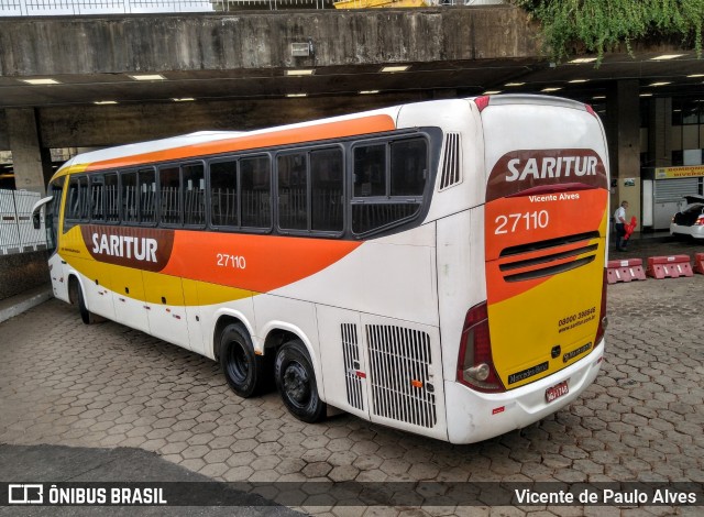 Saritur - Santa Rita Transporte Urbano e Rodoviário 27110 na cidade de Belo Horizonte, Minas Gerais, Brasil, por Vicente de Paulo Alves. ID da foto: 7307578.