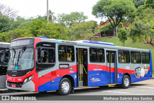 Viação Osasco Santana de Parnaíba 0160 na cidade de São Paulo, São Paulo, Brasil, por Matheus Gabriel dos Santos. ID da foto: 7307780.