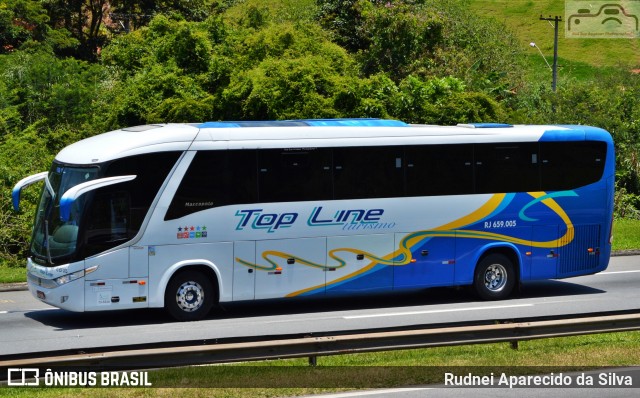 Top Line Turismo RJ 659.005 na cidade de Santa Isabel, São Paulo, Brasil, por Rudnei Aparecido da Silva. Número da foto: #7310440.