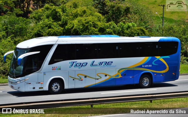 Top Line Turismo RJ 659.005 na cidade de Santa Isabel, São Paulo, Brasil, por Rudnei Aparecido da Silva. ID da foto: 7310440.