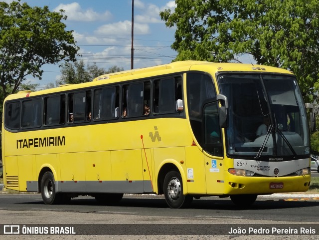 Viação Itapemirim 8547 na cidade de Teresina, Piauí, Brasil, por João Pedro Pereira Reis. Número da foto: #7310479.