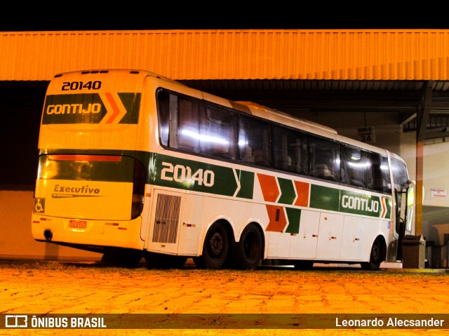 Empresa Gontijo de Transportes 20140 na cidade de Roseira, São Paulo, Brasil, por Leonardo Alecsander. ID da foto: 7309511.