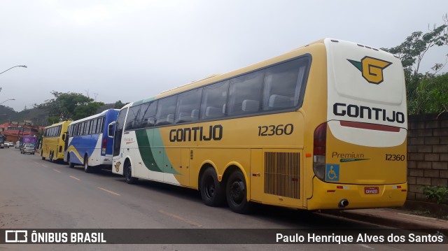 Empresa Gontijo de Transportes 12360 na cidade de Belo Horizonte, Minas Gerais, Brasil, por Paulo Henrique Alves dos Santos. ID da foto: 7310329.