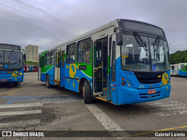 Vereda Transporte Ltda. 13091 na cidade de Vila Velha, Espírito Santo, Brasil, por Gabriel Lavnis. ID da foto: 7308381.