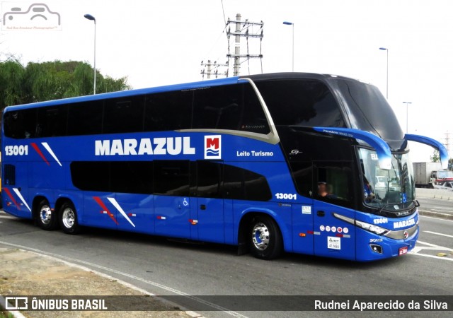 Marazul Turismo 13001 na cidade de São Paulo, São Paulo, Brasil, por Rudnei Aparecido da Silva. ID da foto: 7310512.