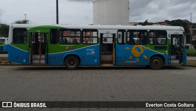 Santa Zita Transportes Coletivos 21087 na cidade de Cariacica, Espírito Santo, Brasil, por Everton Costa Goltara. Número da foto: #7309769.