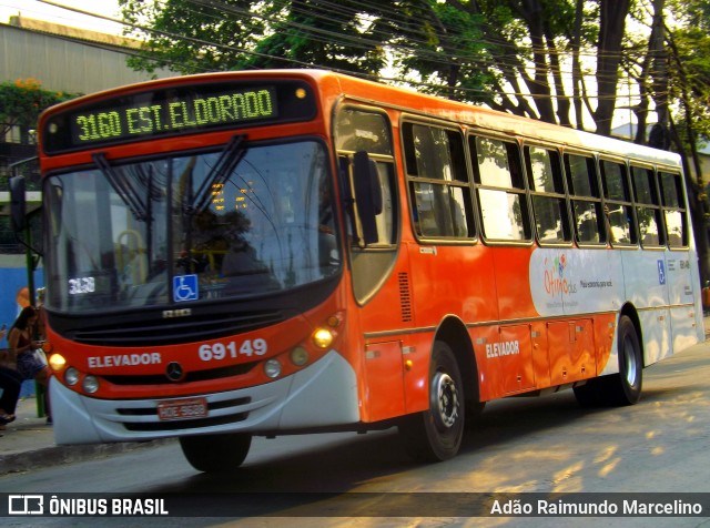 Viação Santa Edwiges 69149 na cidade de Contagem, Minas Gerais, Brasil, por Adão Raimundo Marcelino. Número da foto: #7310539.