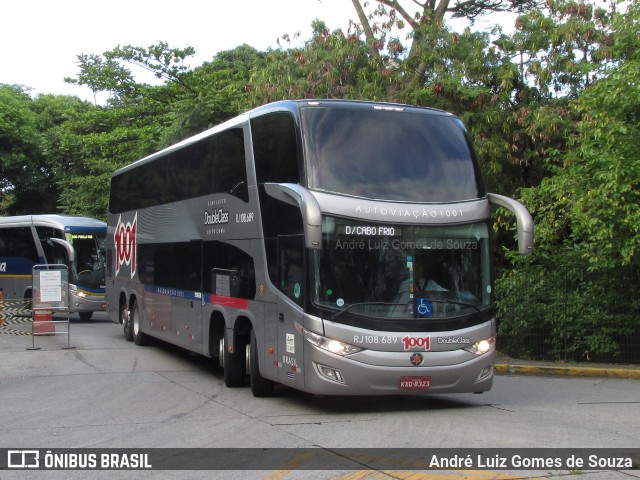 Auto Viação 1001 RJ 108.689 na cidade de São Paulo, São Paulo, Brasil, por André Luiz Gomes de Souza. Número da foto: #7310037.