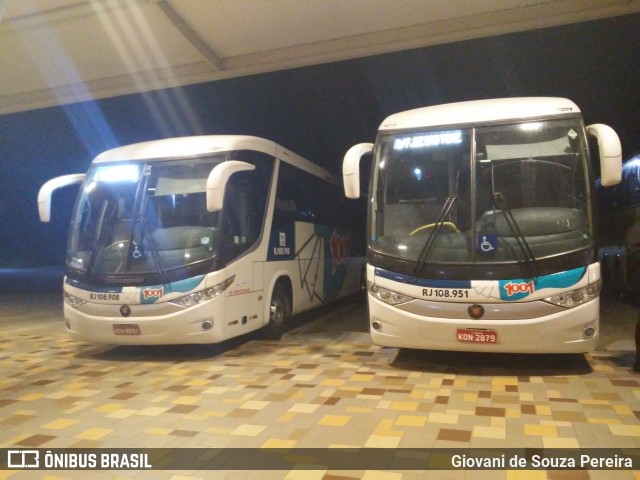 Auto Viação 1001 RJ 108.951 na cidade de Campos dos Goytacazes, Rio de Janeiro, Brasil, por Giovani de Souza Pereira. ID da foto: 7308465.