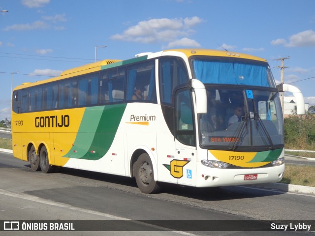 Empresa Gontijo de Transportes 17190 na cidade de Campina Grande, Paraíba, Brasil, por Suzy Lybby. ID da foto: 7309643.