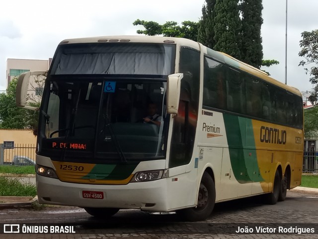 Empresa Gontijo de Transportes 12530 na cidade de Patos de Minas, Minas Gerais, Brasil, por João Víctor Rodrigues. Número da foto: #7310633.