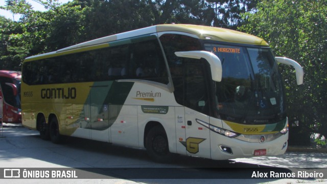 Empresa Gontijo de Transportes 19555 na cidade de São Paulo, São Paulo, Brasil, por Alex Ramos Ribeiro. ID da foto: 7309567.