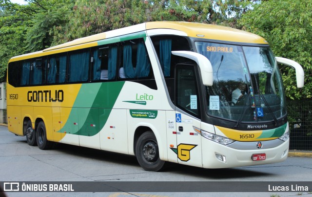 Empresa Gontijo de Transportes 16510 na cidade de São Paulo, São Paulo, Brasil, por Lucas Lima. ID da foto: 7310077.