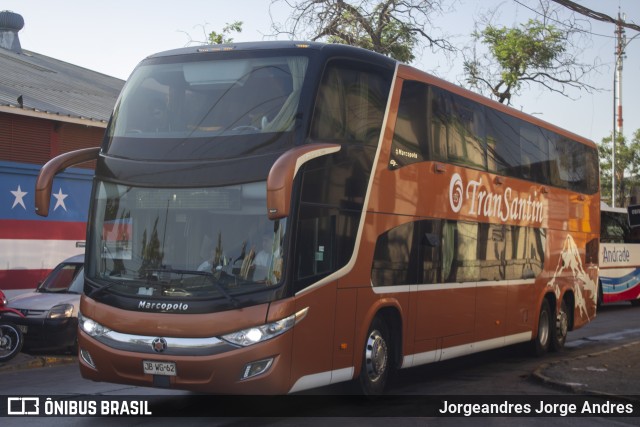 TranSantin JBWG62 na cidade de Estación Central, Santiago, Metropolitana de Santiago, Chile, por Jorgeandres Jorge Andres. Número da foto: #7310334.