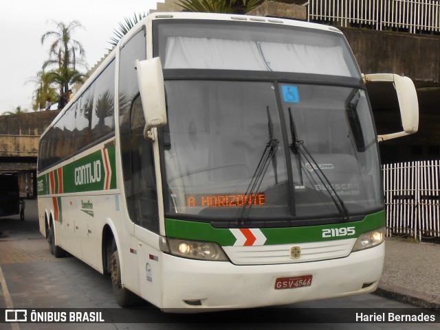 Empresa Gontijo de Transportes 21195 na cidade de Belo Horizonte, Minas Gerais, Brasil, por Hariel Bernades. ID da foto: 6478349.