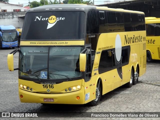 Viação Nordeste 1616 na cidade de Natal, Rio Grande do Norte, Brasil, por Francisco Dornelles Viana de Oliveira. Número da foto: #6477937.