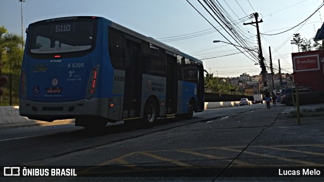 Transwolff Transportes e Turismo 6 6305 na cidade de São Paulo, São Paulo, Brasil, por Lucas Melo. ID da foto: 6477597.