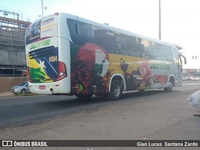 Eucatur - Empresa União Cascavel de Transportes e Turismo 4904 na cidade de Ji-Paraná, Rondônia, Brasil, por Gian Lucas  Santana Zardo. Número da foto: #6477837.
