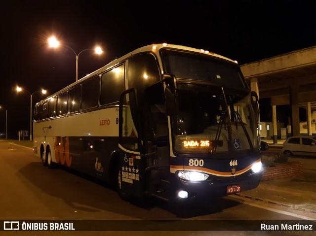 TTL Transporte Turismo 800 na cidade de Chuí, Rio Grande do Sul, Brasil, por Ruan Martinez. Número da foto: #6477402.