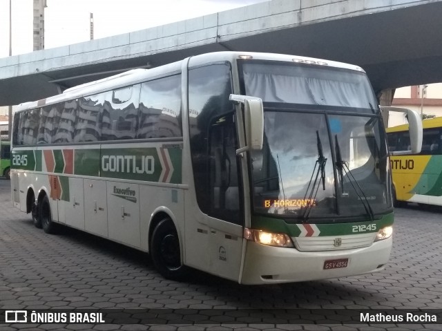 Empresa Gontijo de Transportes 21245 na cidade de Belo Horizonte, Minas Gerais, Brasil, por Matheus Rocha. ID da foto: 6477712.