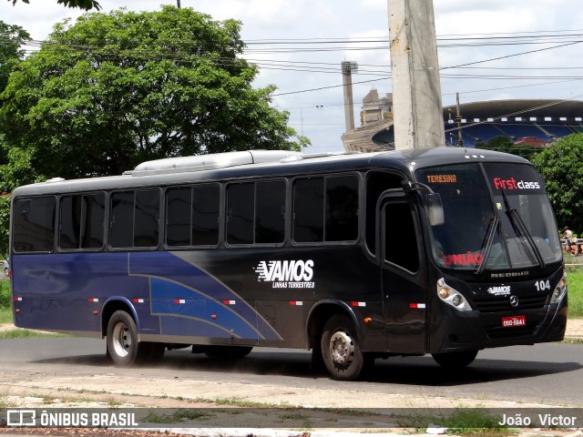 Vamos Transportes Terrestres 104 na cidade de Teresina, Piauí, Brasil, por João Victor. Número da foto: #6477912.
