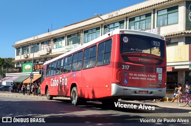 Auto Viação Salineira 317 na cidade de Cabo Frio, Rio de Janeiro, Brasil, por Vicente de Paulo Alves. ID da foto: 6478946.