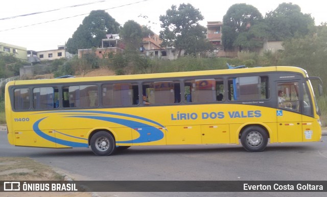 Viação Lírio dos Vales 11400 na cidade de Cariacica, Espírito Santo, Brasil, por Everton Costa Goltara. ID da foto: 6477567.