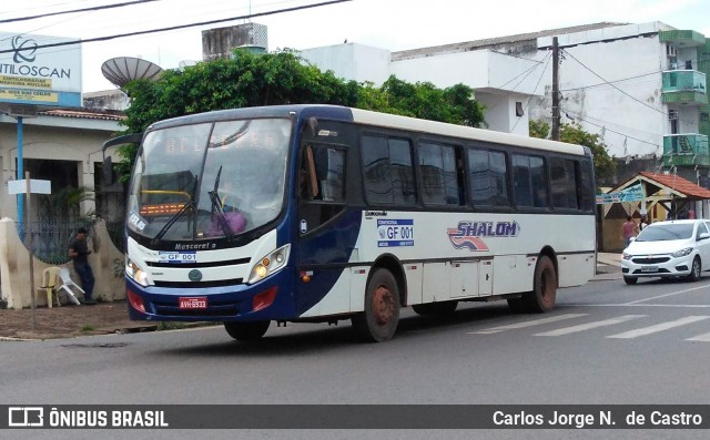 Viação Shalom GF 001 na cidade de Santarém, Pará, Brasil, por Carlos Jorge N.  de Castro. ID da foto: 6478261.