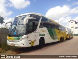 Empresa Gontijo de Transportes 18225 na cidade de Minas Novas, Minas Gerais, Brasil, por Josimar Gomes Simoes. Número da foto: #:id.