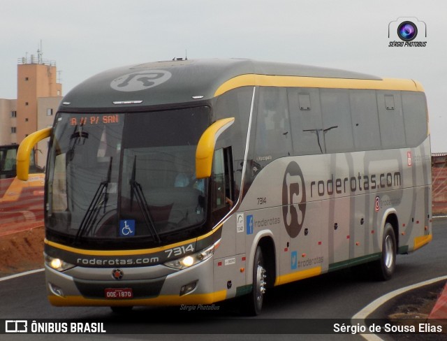 RodeRotas - Rotas de Viação do Triângulo 7314 na cidade de Campinas, São Paulo, Brasil, por Sérgio de Sousa Elias. Número da foto: #6496790.