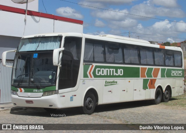 Empresa Gontijo de Transportes 21225 na cidade de Currais Novos, Rio Grande do Norte, Brasil, por Danilo Vitorino Lopes. ID da foto: 6497305.