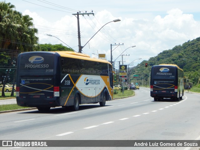 Viação Progresso 31306 na cidade de Juiz de Fora, Minas Gerais, Brasil, por André Luiz Gomes de Souza. ID da foto: 6497288.