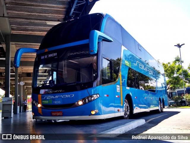 Viação Sampaio 11606 na cidade de Mogi das Cruzes, São Paulo, Brasil, por Rudnei Aparecido da Silva. ID da foto: 6499218.