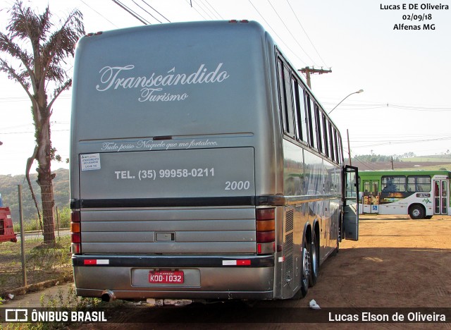 TC Turismo - Transcandido Turismo e Excursões 2000 na cidade de Alfenas, Minas Gerais, Brasil, por Lucas Elson de Oliveira. ID da foto: 6499910.