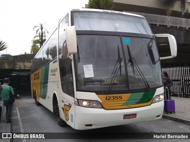 Empresa Gontijo de Transportes 12355 na cidade de Belo Horizonte, Minas Gerais, Brasil, por Hariel Bernades. Número da foto: #6500071.