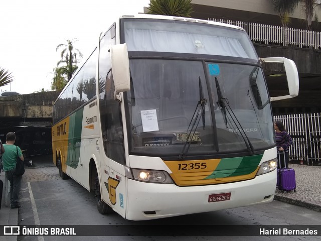 Empresa Gontijo de Transportes 12355 na cidade de Belo Horizonte, Minas Gerais, Brasil, por Hariel Bernades. ID da foto: 6500071.