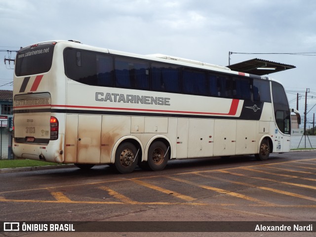 Auto Viação Catarinense 3103 na cidade de Cascavel, Paraná, Brasil, por Alexandre Rodrigo. Número da foto: #6498642.