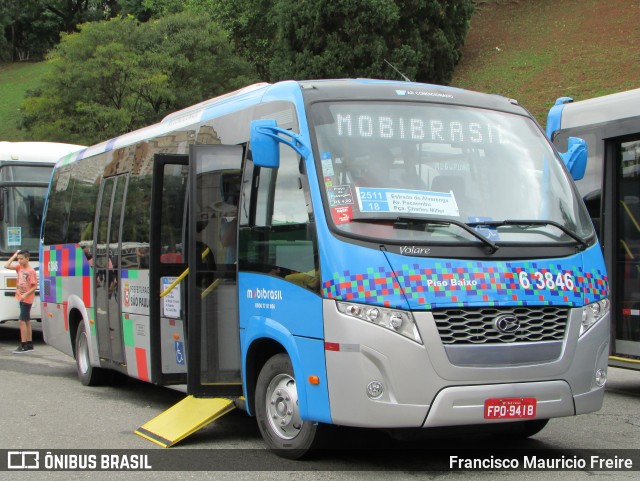Viação Paratodos > São Jorge > Metropolitana São Paulo > Mobibrasil 6 3846 na cidade de São Paulo, São Paulo, Brasil, por Francisco Mauricio Freire. Número da foto: #6499751.