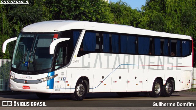 Auto Viação Catarinense 3395 na cidade de Curitiba, Paraná, Brasil, por Guilherme Bomfim. ID da foto: 6500070.