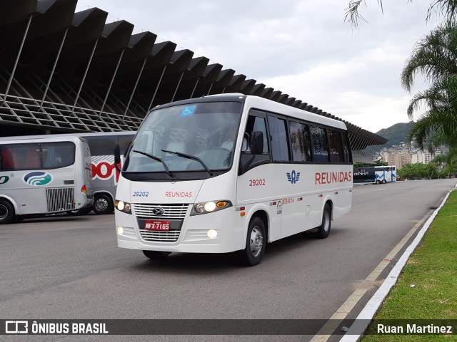 Reunidas Transportes Coletivos 29202 na cidade de Florianópolis, Santa Catarina, Brasil, por Ruan Martinez. ID da foto: 6498462.